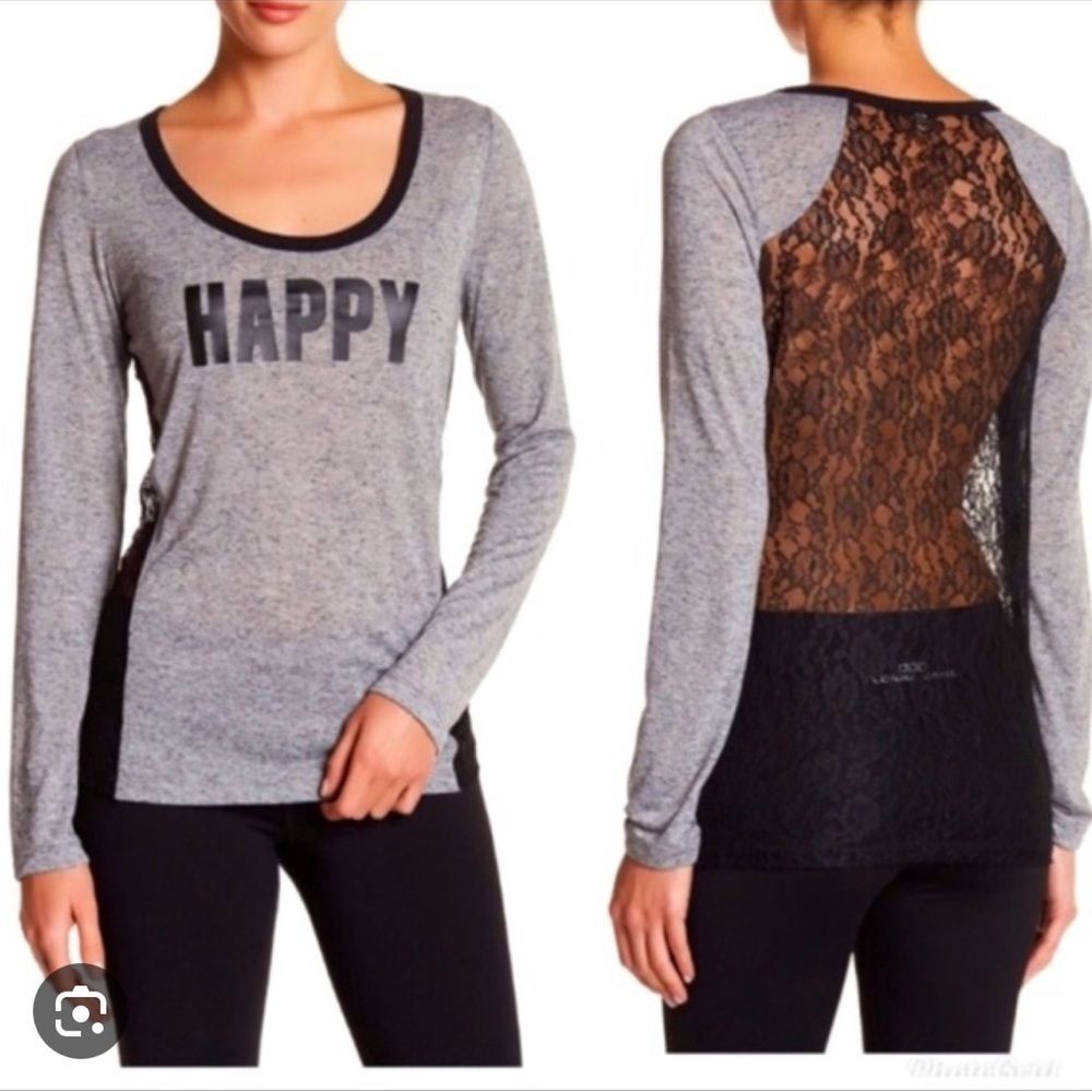 Lorna Jane Active lace back top NWOT